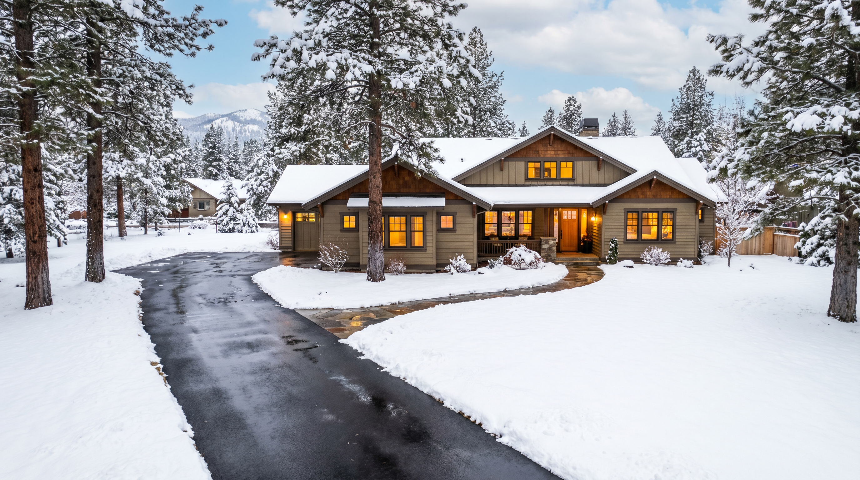 Residential snow removal and de-icing in Bend Oregon