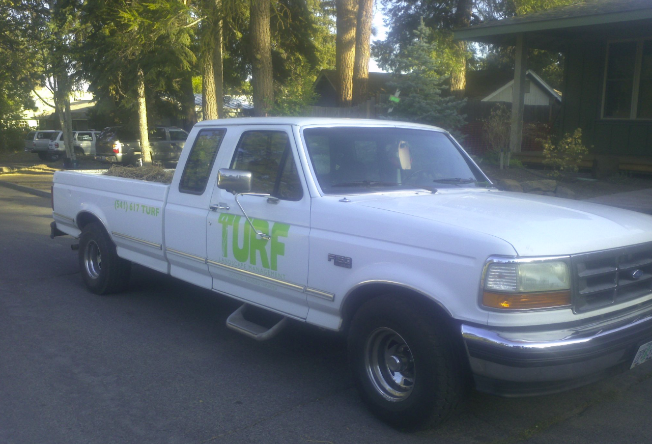 The original TURF Landscape Management truck, Bend Oregon c. 2005