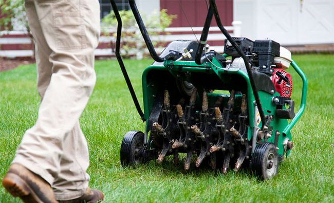 Lawn Aeration in Bend, Oregon